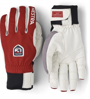 guanti sci di fondo Hestra Ergo Grip Windstopper Race Uomo Rosse | XHPI81960