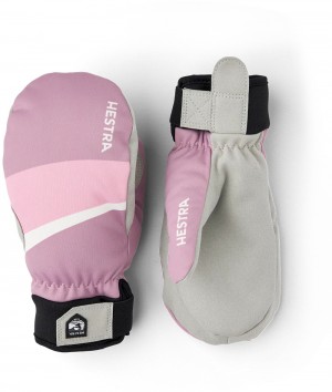 guanti sci di fondo Hestra Tracker Mitt Bambino Rosa | ZOWN59836