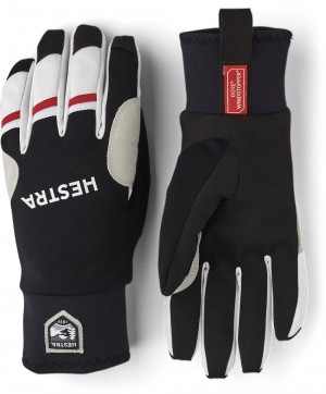 guanti sci di fondo Hestra Windstopper Race Tracker Uomo Nere | PZTB58940