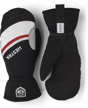 guanti sci di fondo Hestra Windstopper Race Tracker Mitt Uomo Nere | QIFZ23046