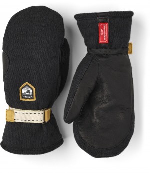 guanti sci di fondo Hestra Windstopper Tour Mitt Uomo Nere | EUQM42795